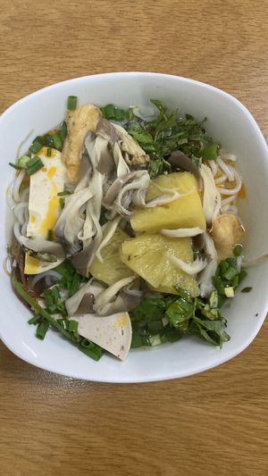 Hue noodle soup  at Tue Tin Chay Quan in Ho Chi Minh City