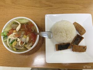Sour soup rice   at Tue Tin Chay Quan in Ho Chi Minh City