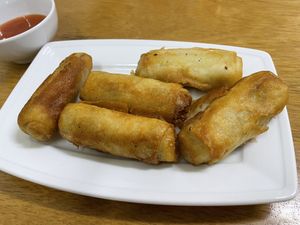 Fried spring rolls, 40,000 VND  at Tue Tin Chay Quan in Ho Chi Minh City