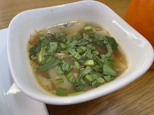 Soup. Given for free.  at Tue Tin Chay Quan in Ho Chi Minh City