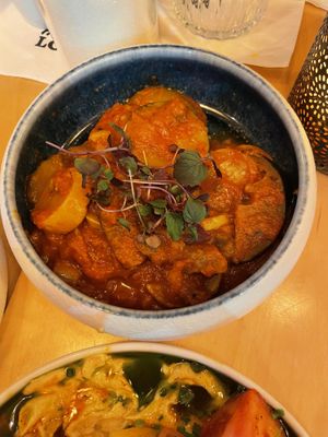 The ratatouille that came with the cauliflower main  at Pomelo Bistro Bar in Gdansk