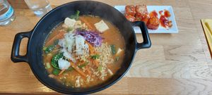 Delicious Miso Tofu Korean Ramen. at Manl in Aachen