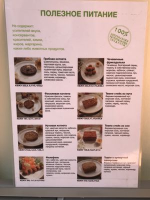 Frozen patties and meatballs  at Eko-Pol'za - Baykal'skaya St in Irkutsk