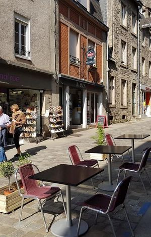 Terrasse at La Brick Rouge in Dinan