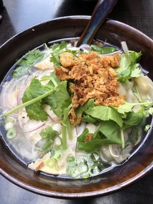 Soup with tofu  at Mama Tai in Aachen