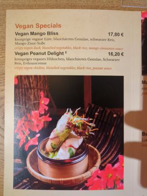 Vegan Specials (May 2024) at Mama Tai in Aachen
