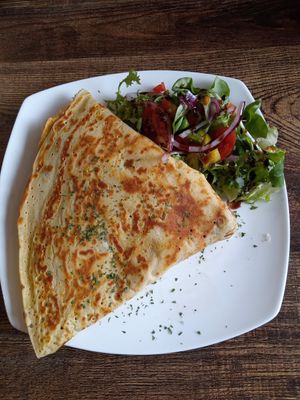 Savoury pancake at The Cottage in Londonderry