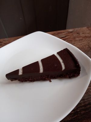 Chocolate torte at The Cottage in Londonderry