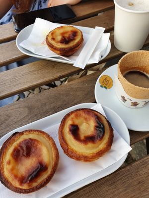 Mmmmmmm nata! at Vegan Nata - Chiado in Lisbon