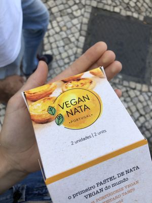 😋 at Vegan Nata - Chiado in Lisbon
