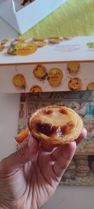 Vegan pastei de nata at Vegan Nata - Chiado in Lisbon