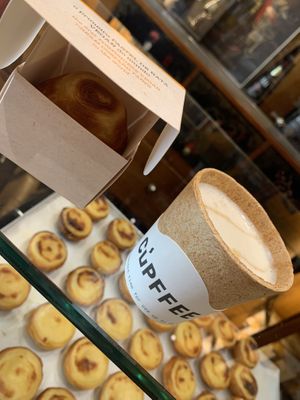 Soya latte  at Vegan Nata - Chiado in Lisbon