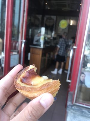 Pastel de nata at Vegan Nata - Chiado in Lisbon