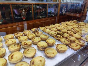 Vegan pastry!! 1.20each at Vegan Nata - Chiado in Lisbon