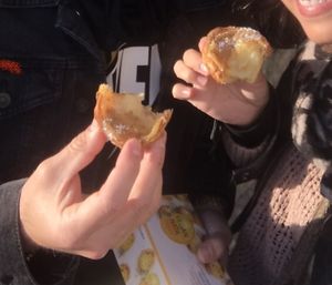 Delicious Portuguese pastry gone vegan 🌱  at Vegan Nata - Chiado in Lisbon