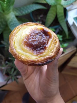 Ready to eat  at Vegan Nata - Chiado in Lisbon