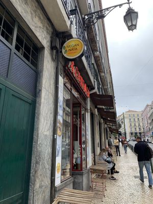 Street view   at Vegan Nata - Chiado in Lisbon