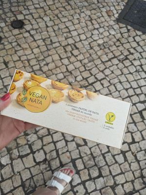 Vegan nata at Vegan Nata - Chiado in Lisbon