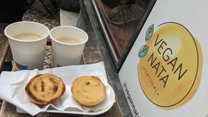Vegan natas at Vegan Nata - Chiado in Lisbon