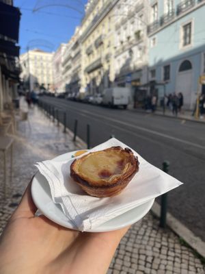 Pastel de nata  at Vegan Nata - Chiado in Lisbon