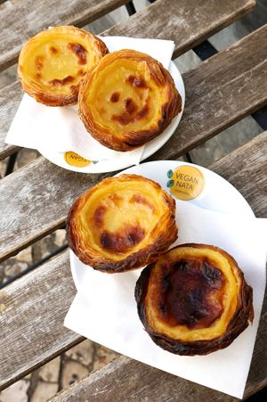 Vegan natas at Vegan Nata - Chiado in Lisbon