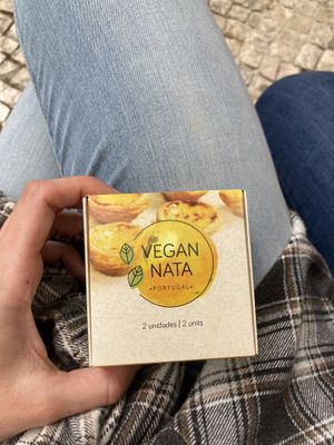 Take away box 2 units  at Vegan Nata - Chiado in Lisbon