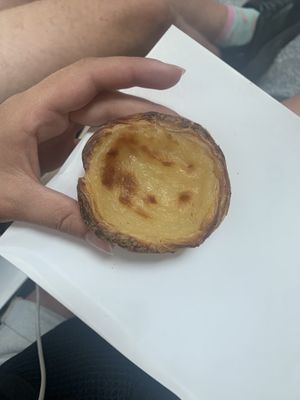 The last of 12, whoops!   at Vegan Nata - Chiado in Lisbon