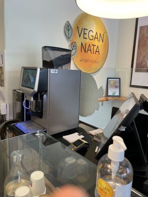 Café  at Vegan Nata - Chiado in Lisbon