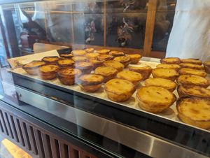 Oven fresh 😋 at Vegan Nata - Chiado in Lisbon