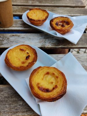 Pasteis de nata at Vegan Nata - Chiado in Lisbon
