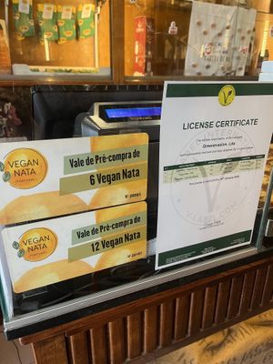   at Vegan Nata - Chiado in Lisbon