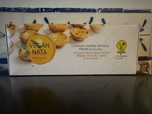 Take away box.  at Vegan Nata - Chiado in Lisbon
