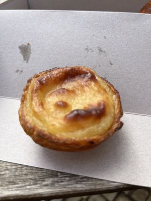 Close up   at Vegan Nata - Chiado in Lisbon