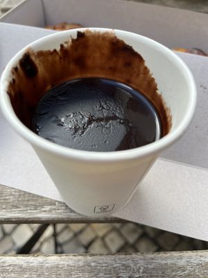 Hot chocolate (super thick)  at Vegan Nata - Chiado in Lisbon