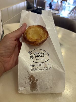 Yummy nata   at Vegan Nata - Chiado in Lisbon
