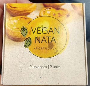 Cute take away box. at Vegan Nata - Chiado in Lisbon