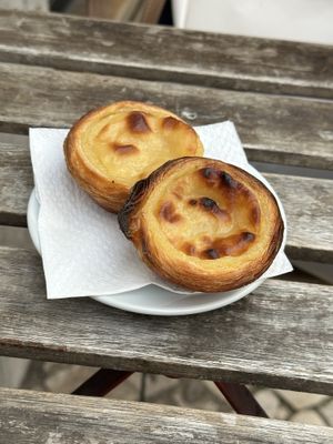 Pasteis de nata  at Vegan Nata - Chiado in Lisbon