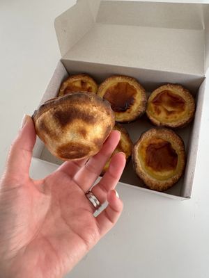 GF version at Vegan Nata - Chiado in Lisbon