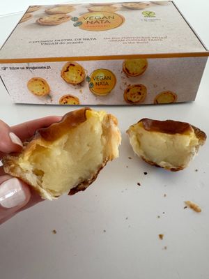 GF version (the custard cream filling is the same as the original) at Vegan Nata - Chiado in Lisbon