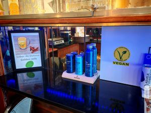 Water at Vegan Nata - Chiado in Lisbon