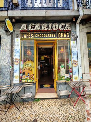 Facade at Vegan Nata - Chiado in Lisbon