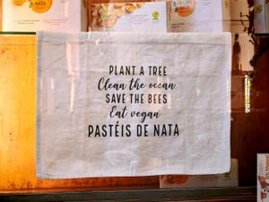 Deco at Vegan Nata - Chiado in Lisbon