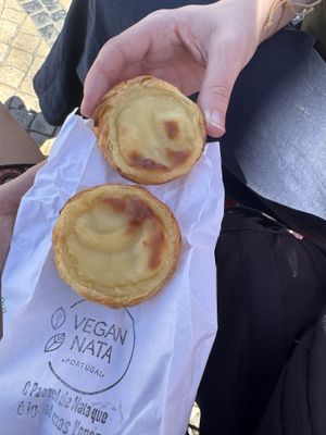 Delicious!! 😋   at Vegan Nata - Chiado in Lisbon