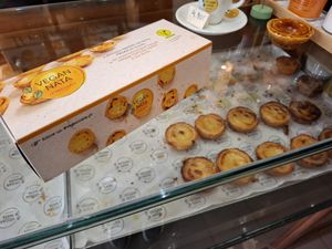 Nata's inside at Vegan Nata - Chiado in Lisbon