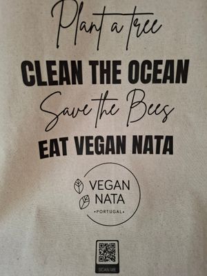 Great bag at Vegan Nata - Chiado in Lisbon
