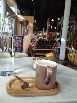 Drinking Chocolate at HANNO Groots Café in Delft