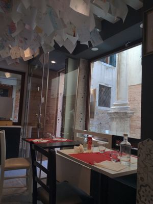 Interior at Bacarretto in Venice
