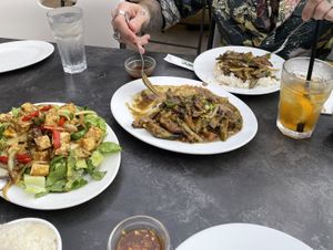 Spicy eggplant and tofu curry at Saigon Cafe in Wailuku