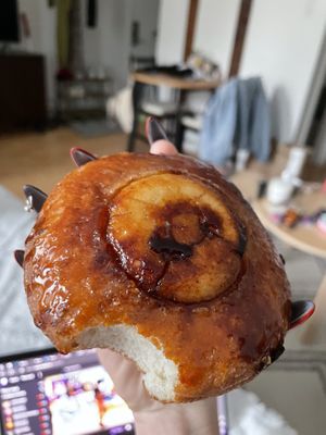 Beignet crème brûlée   at La Beignerie in Montreal