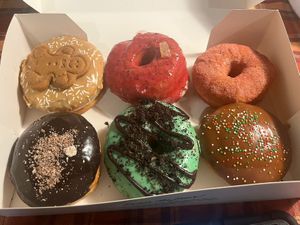 Christmas donuts!  at La Beignerie in Montreal